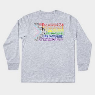 Ally in Translation Kids Long Sleeve T-Shirt